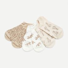 Shein Animal Print Invisible Socks 3pairs