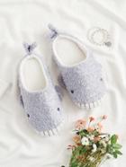 Shein Shark Design Fuzzy Slippers