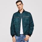 Shein Men Zip Pocket And Cuff Detail Jacket