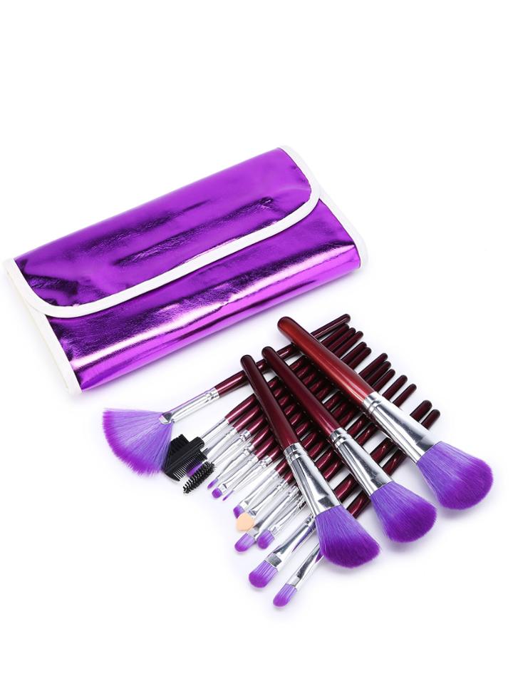 Shein Professional Makeup Brush Set With Bag