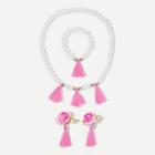 Shein Girls Tassel Decorated Jewelry Set 4pcs