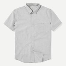 Shein Men Solid Jacquard Shirt