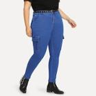 Shein Plus Pocket Patched Skinny Jeans