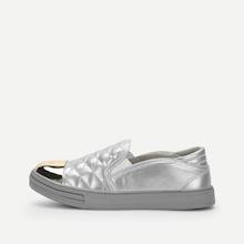 Shein Quilted Cap Toe Sneakers