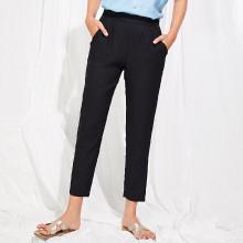 Shein Peg Leg Solid Pants