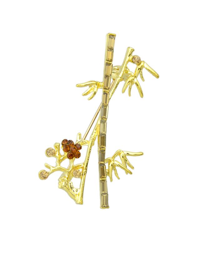 Shein Gold Branch Shape Long Brooch