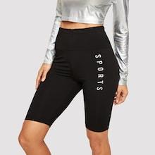 Shein Letter Print Legging Shorts