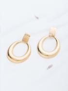 Shein Gold Hollow Out Stud Earrings