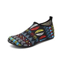 Shein Feather Print Slip On Water Trainers