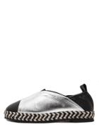 Shein Silver Casual Almond Toe Metallic Flats