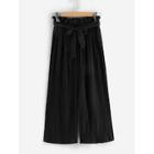 Shein Plus Wide Leg Solid Pant