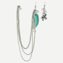 Shein Layered Chain Mismatch Earrings