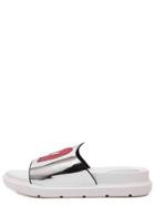 Shein White Letter M Casual Sandals