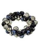 Shein Black Braided Beads Bracelet