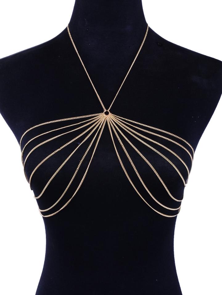 Shein Ring Detail Bralet Body Chain