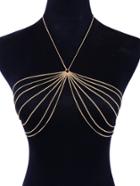 Shein Ring Detail Bralet Body Chain