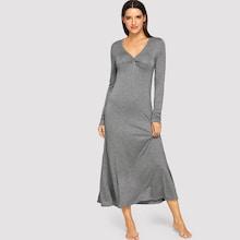 Shein Twist Front Longline Night Dress