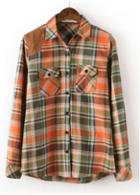 Rosewe New Arriving Long Sleeve Button Fly Plaid Shirts