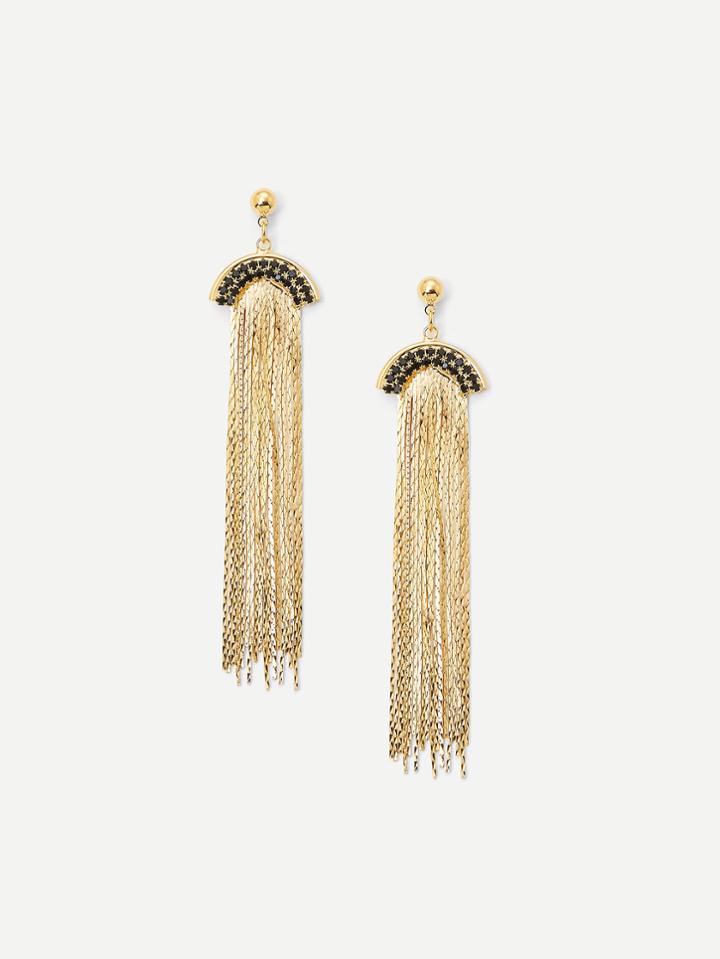 Shein Long Chain Drop Earrings