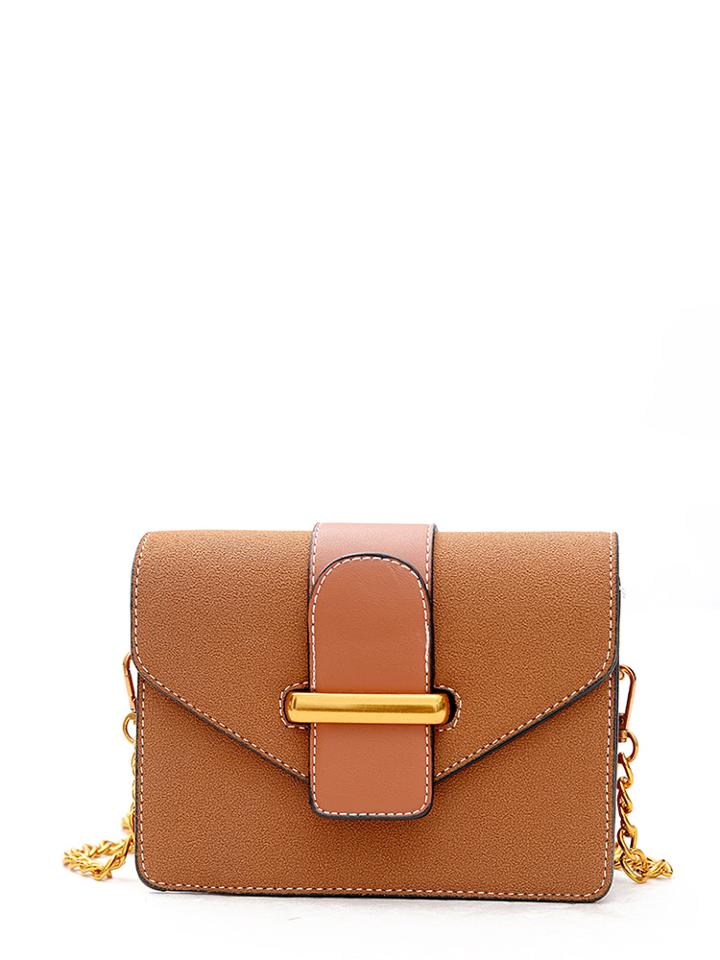 Shein Buckle Detail Chain Bag