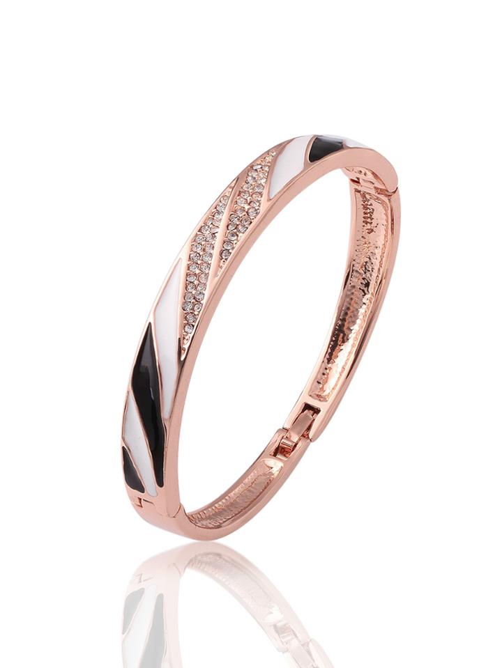 Shein Rhinestone Detail Mixed Bangle