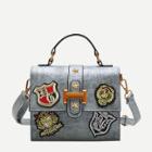 Shein Embroidery Detail Crossbody Bag