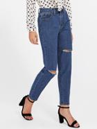 Shein Cut Out Detail Jeans