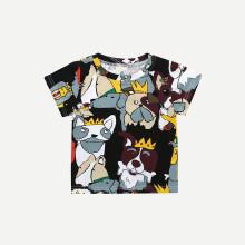 Shein Boys Cartoon Dog Print Tee