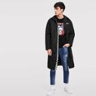 Shein Men Button Up Padded Coat