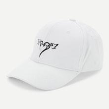 Shein Embroidered Wings Baseball Cap