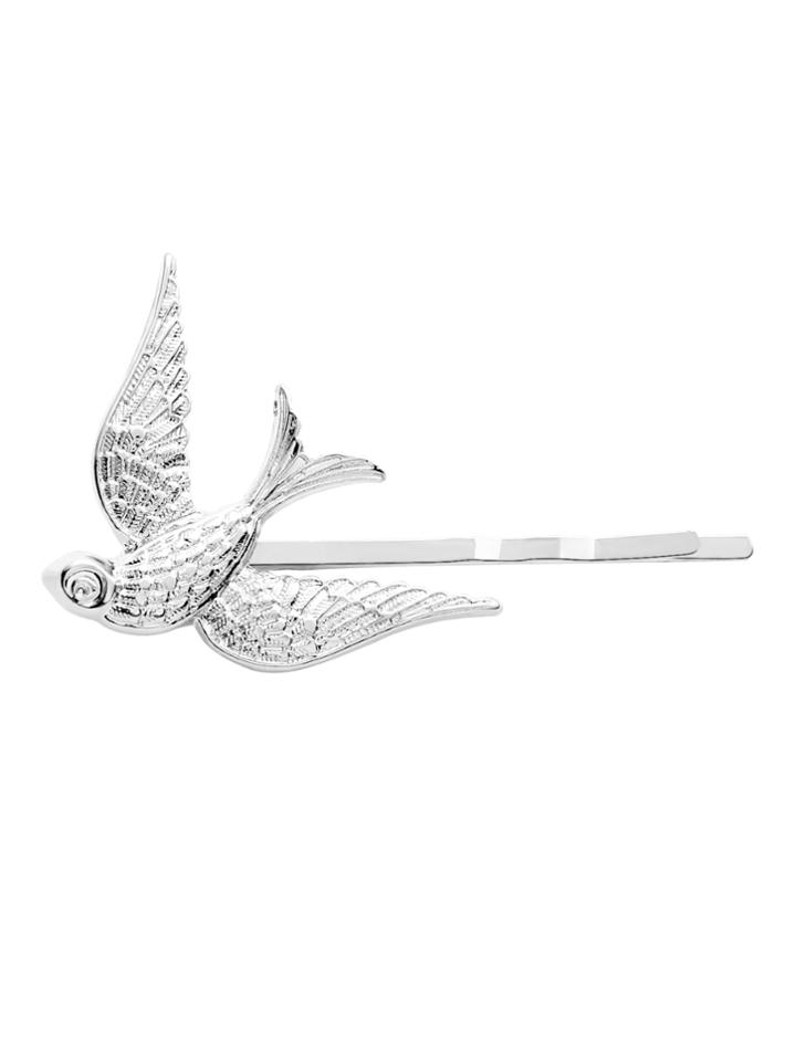 Shein Silver Bird Hair Clip