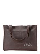 Shein Double Pocket Front Pu Tote Bag