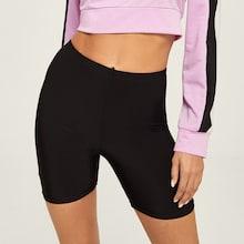 Shein Solid Skinny Cycling Shorts