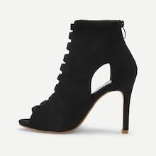 Shein Peep Toe Cut-out Stiletto Heels