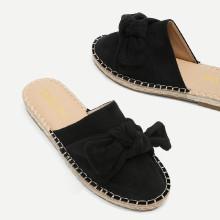 Shein Knot Detail Espadrille Flats