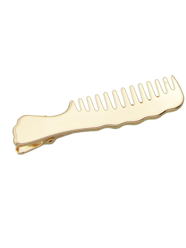Shein Gold Color Comb Shape Small Hair Clip