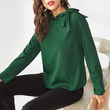 Shein Tie Neck Blouse