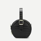 Shein Crocodile Pattern Round Satchel Bag