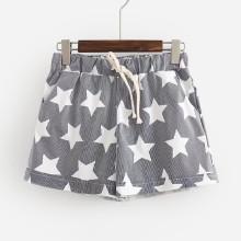 Shein All Over Star Drawstring Shorts