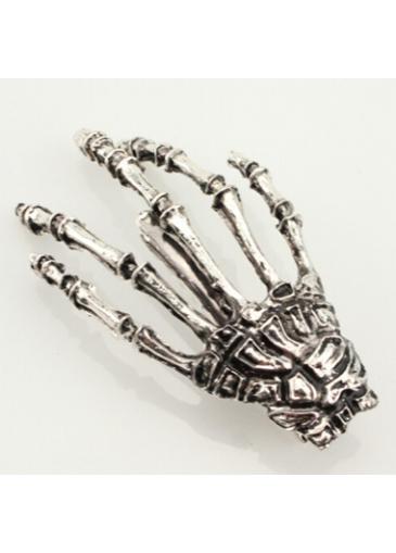 Rosewe Skeleton Hand Shape Silver Hair Claw