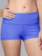 Shein Sky Blue Elastic Sports Shorts