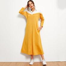 Shein Hidden Pocket Drop Shoulder Dress