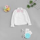 Shein Girls Cat Collar Button Up Shirt
