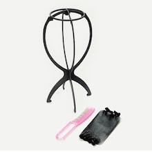 Shein Wig Stand & Hair Comb & Wig Cap 3pack