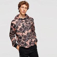 Shein Men Letter Print Hoodie