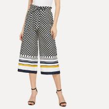 Shein Geo Print Culotte Pants