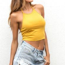 Shein Halter Rib Simple Vest
