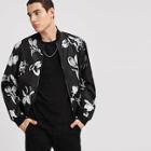 Shein Men Zip Up Mock Neck Jacket