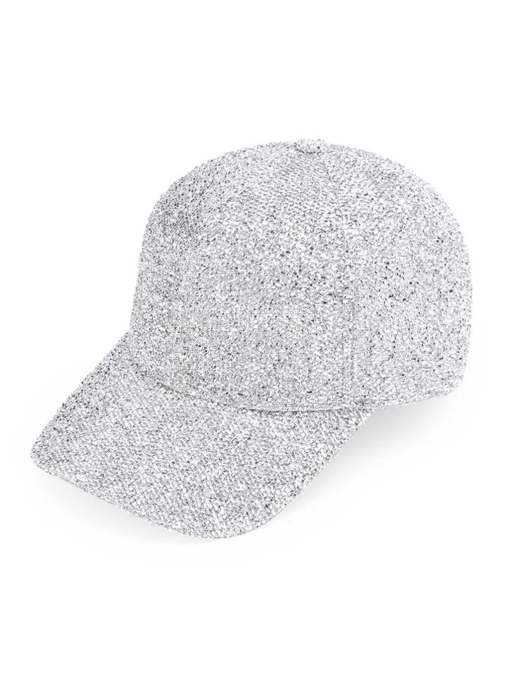 Shein Glitter Design Baseball Cap