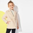 Shein Girls Button Front Notched Jacket